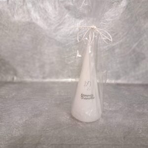 Muistokynttilä kartio valkoinen kyyhky