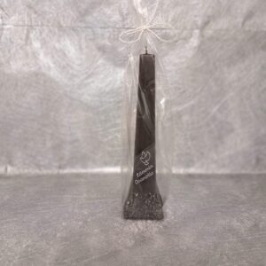 Muistokynttilä pilari musta kyyhky