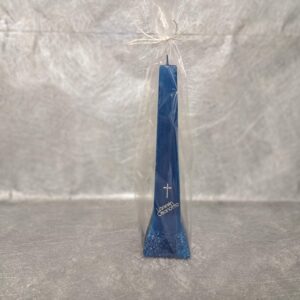 Muistokynttilä pilari yönsininen risti